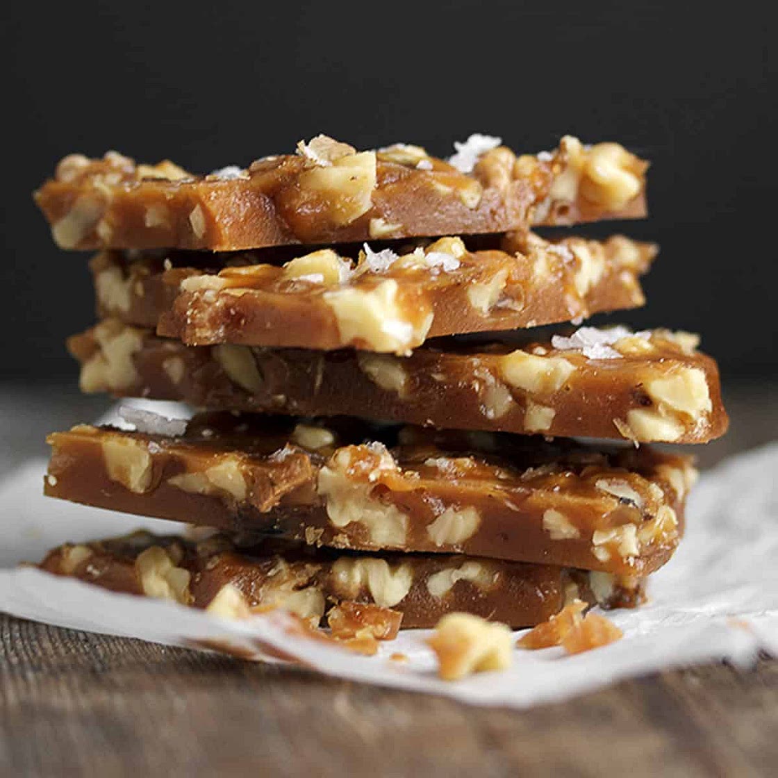 Salted Maple Walnut Brittle