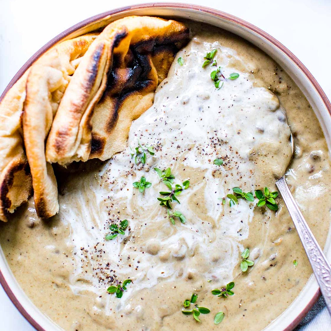 Coconut Curried French Lentil Soup Recipe