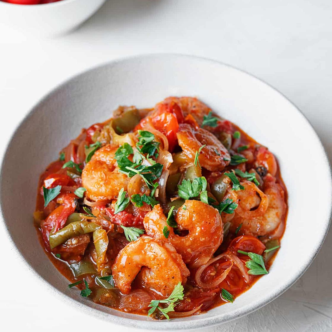 Shrimp Bake in Tomato Sauce