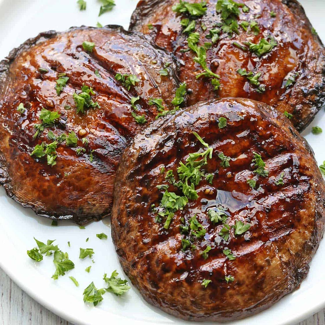 Balsamic Grilled Portobello Mushrooms