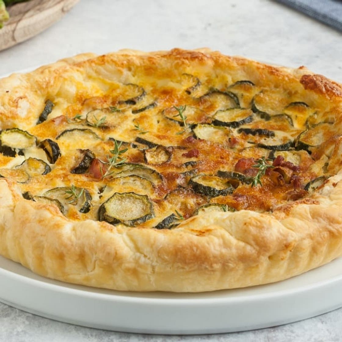 Torta salata alle zucchine