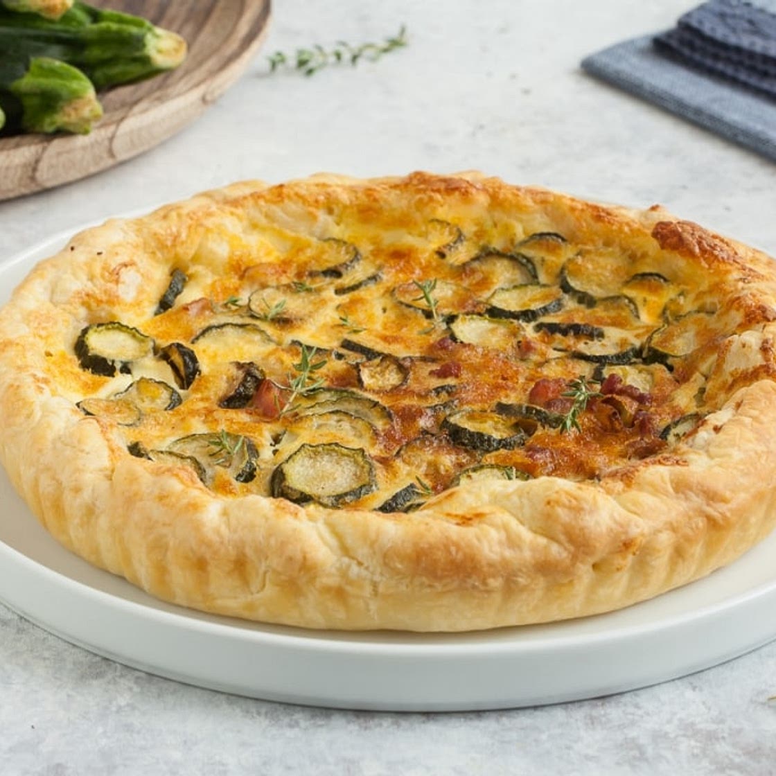 Torta salata alle zucchine