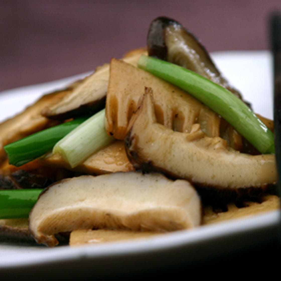 죽순표고버섯볶음나물