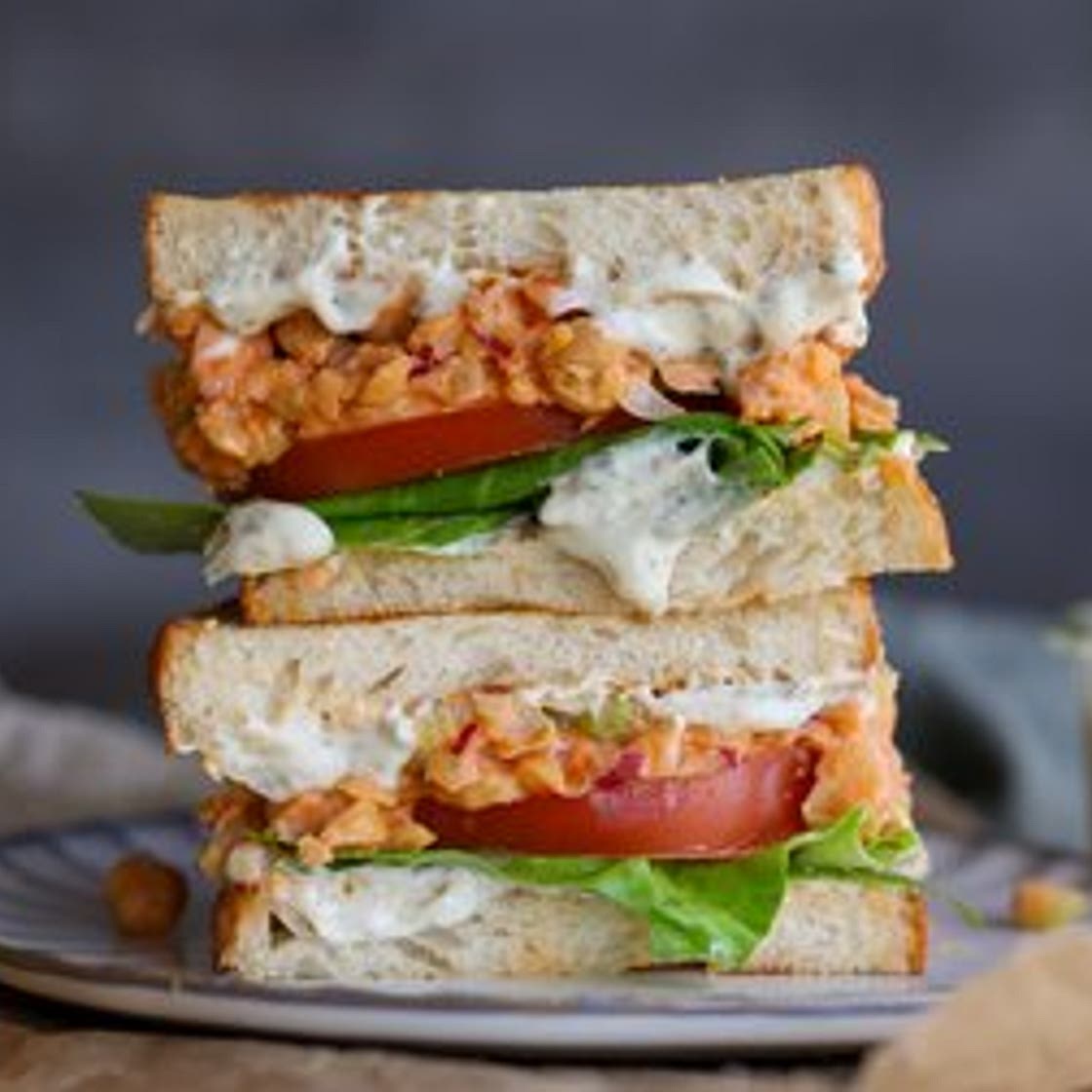 Buffalo Chickpea Sandwich