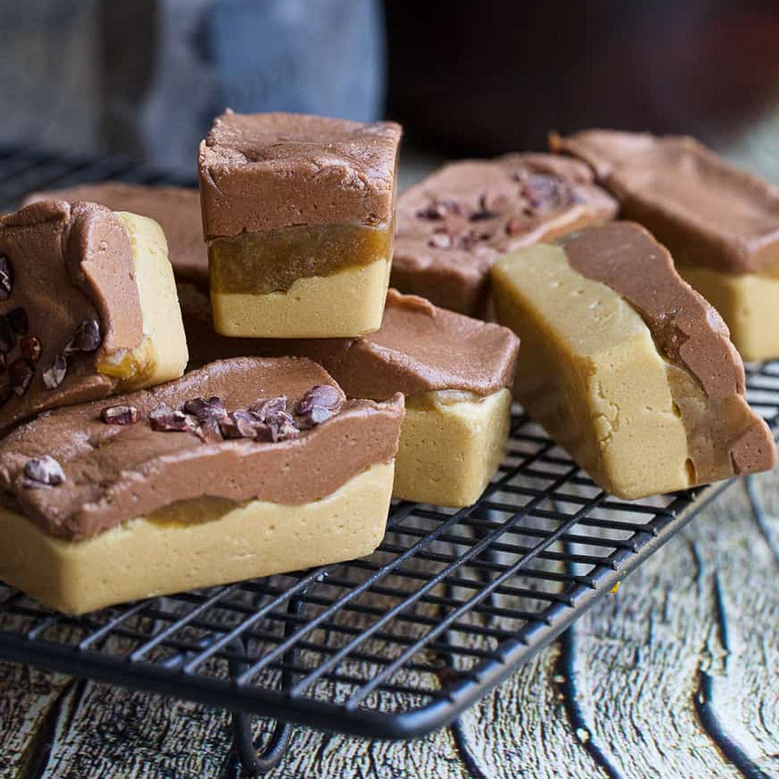 Butter Caramel Nougat Keto Protein Bars