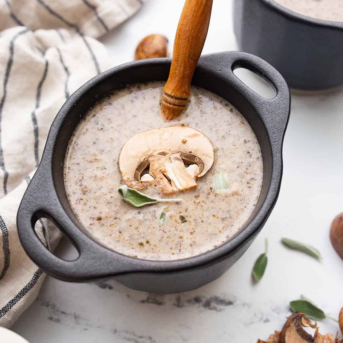 Keto Mushroom Soup Recipe