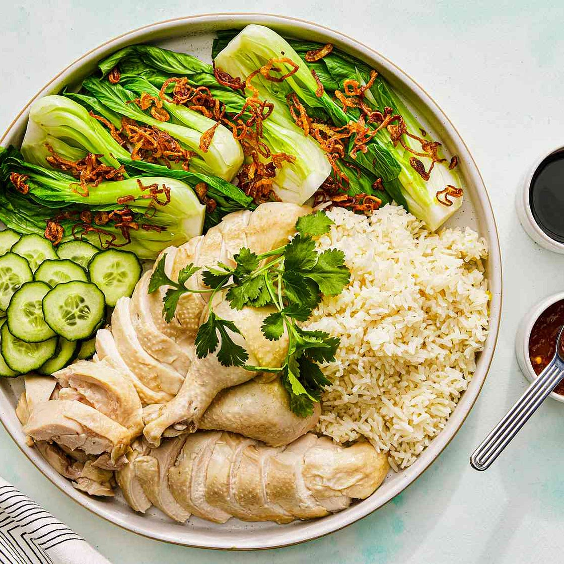 Hainanese Chicken Rice Set