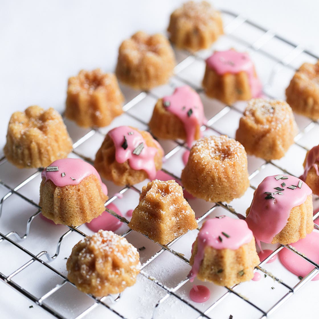 Blood Orange and Rosemary Teacakes