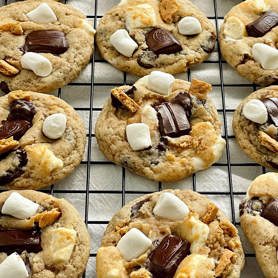 Vegan S'mores Cookies