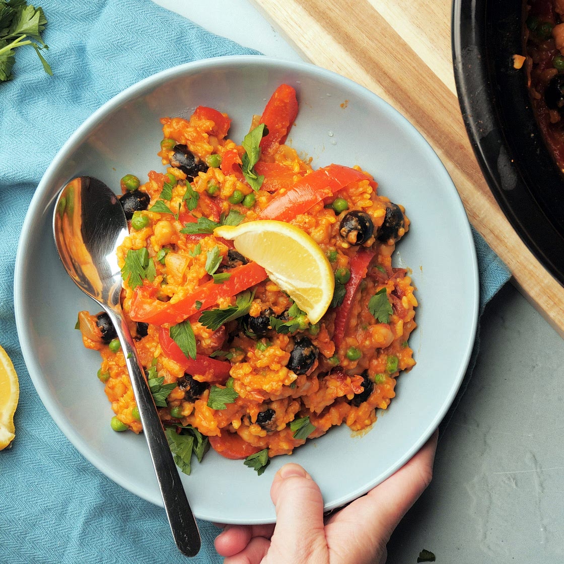 Vegan Slow Cooker Spanish-style Rice Recipe