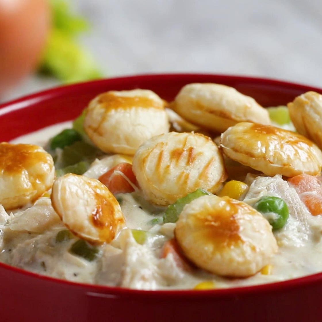 Chicken Pot Pie Soup Recipe by Tasty