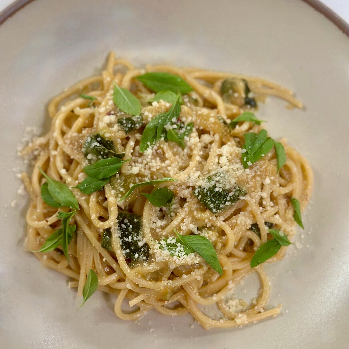 Creamy Zucchini Pasta (without cream)