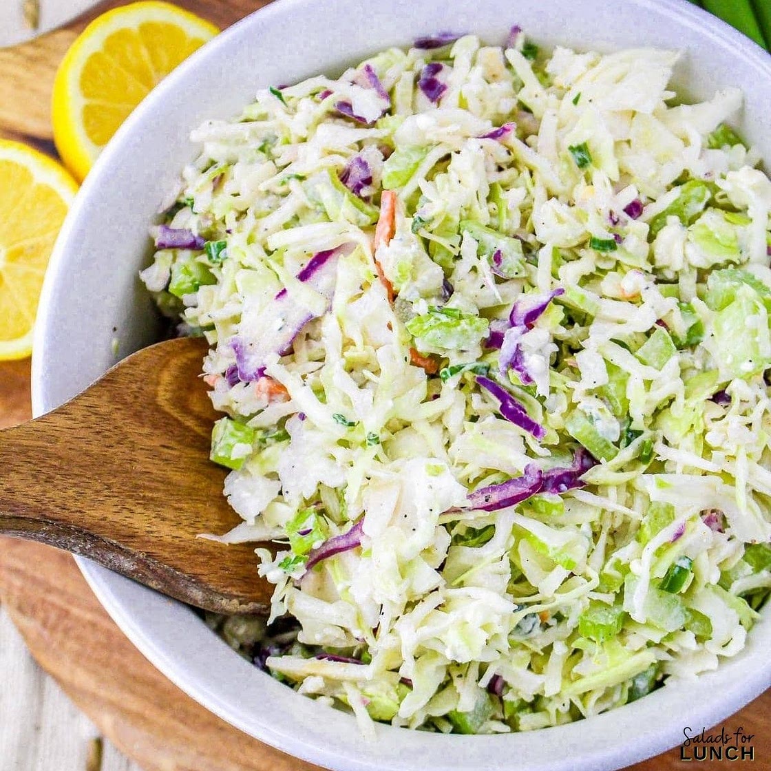 Creamy Blue Cheese Coleslaw Recipe