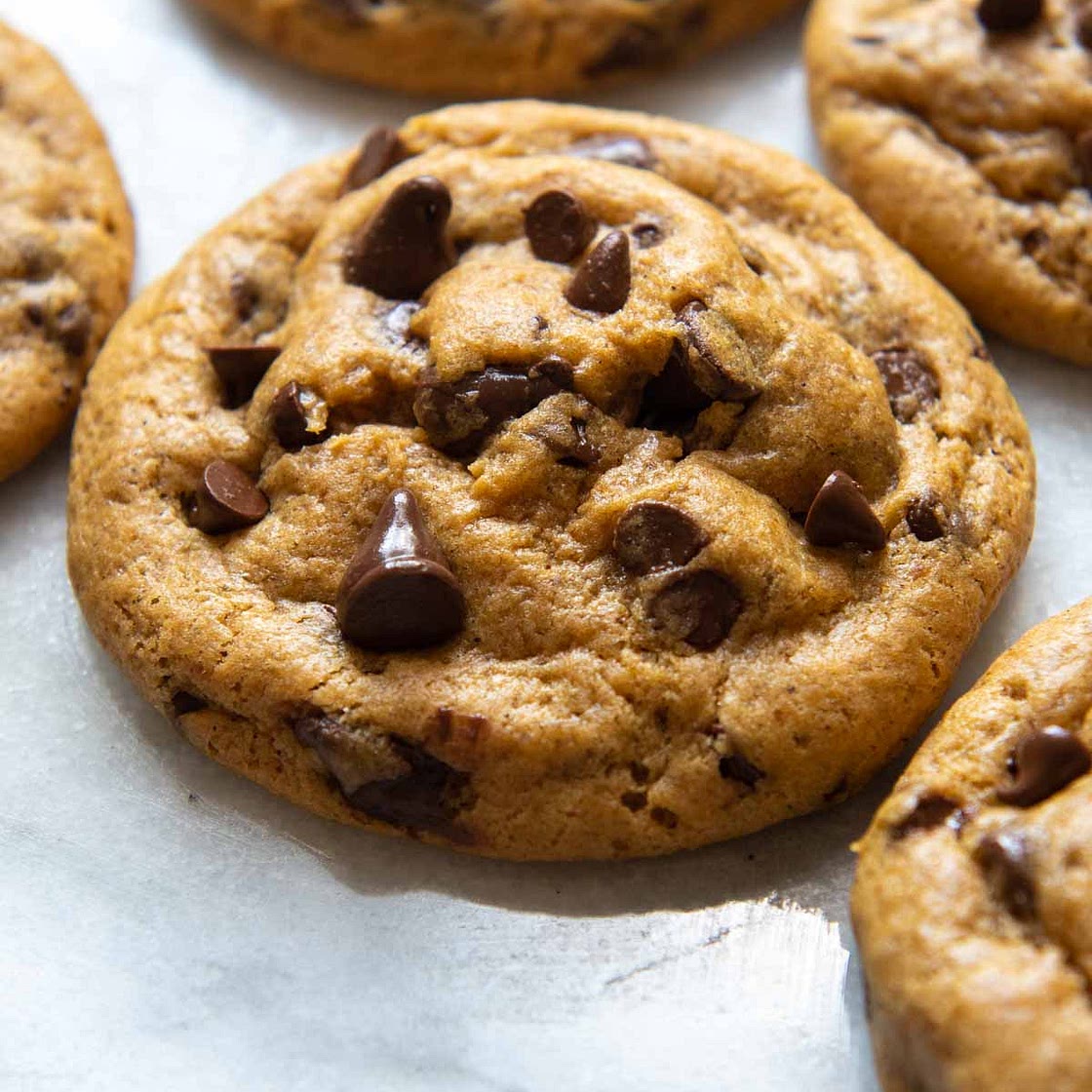 Extra Chewy Gluten-Free Pumpkin Cookies (Not Cakey!)