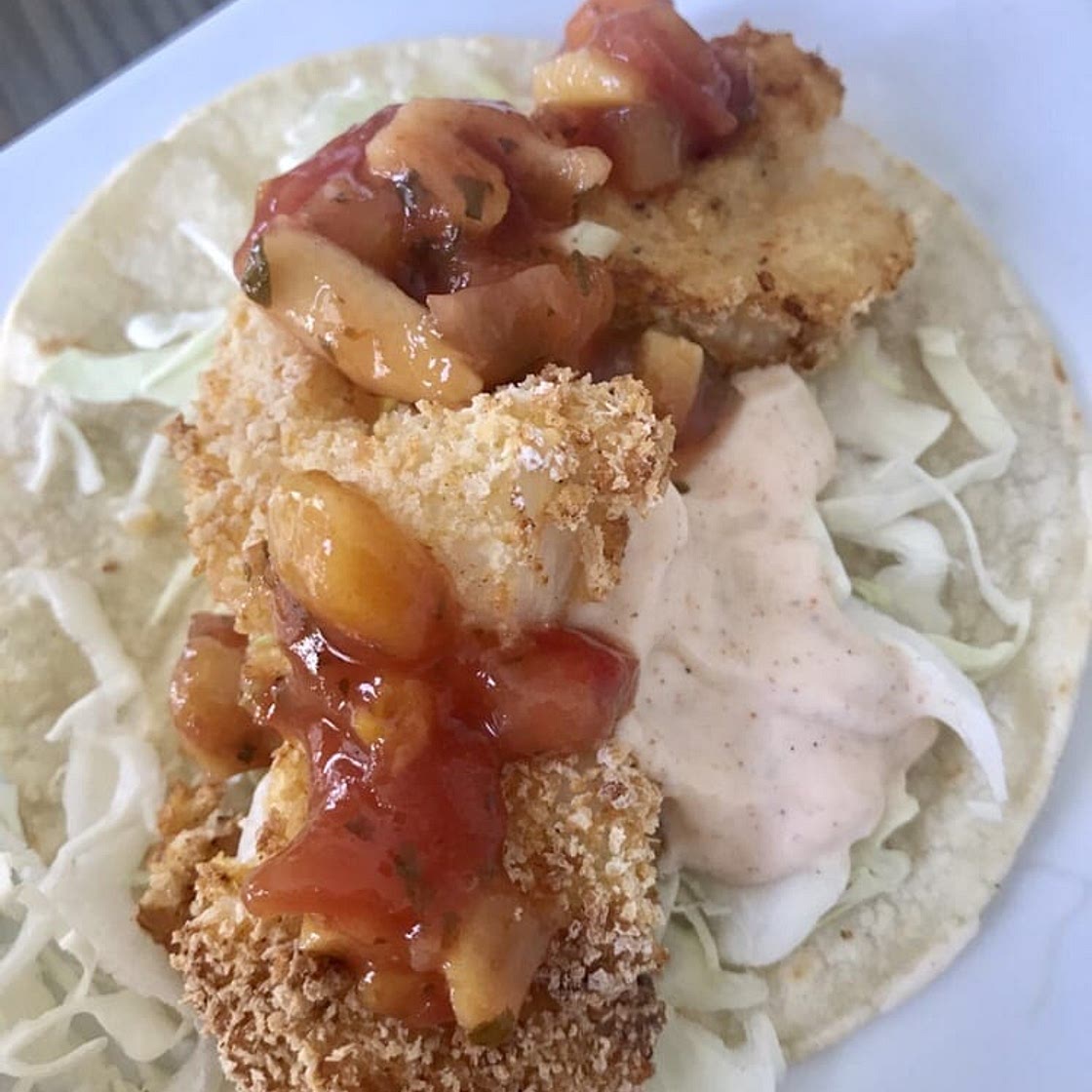 Crispy Cajun Shrimp Tacos