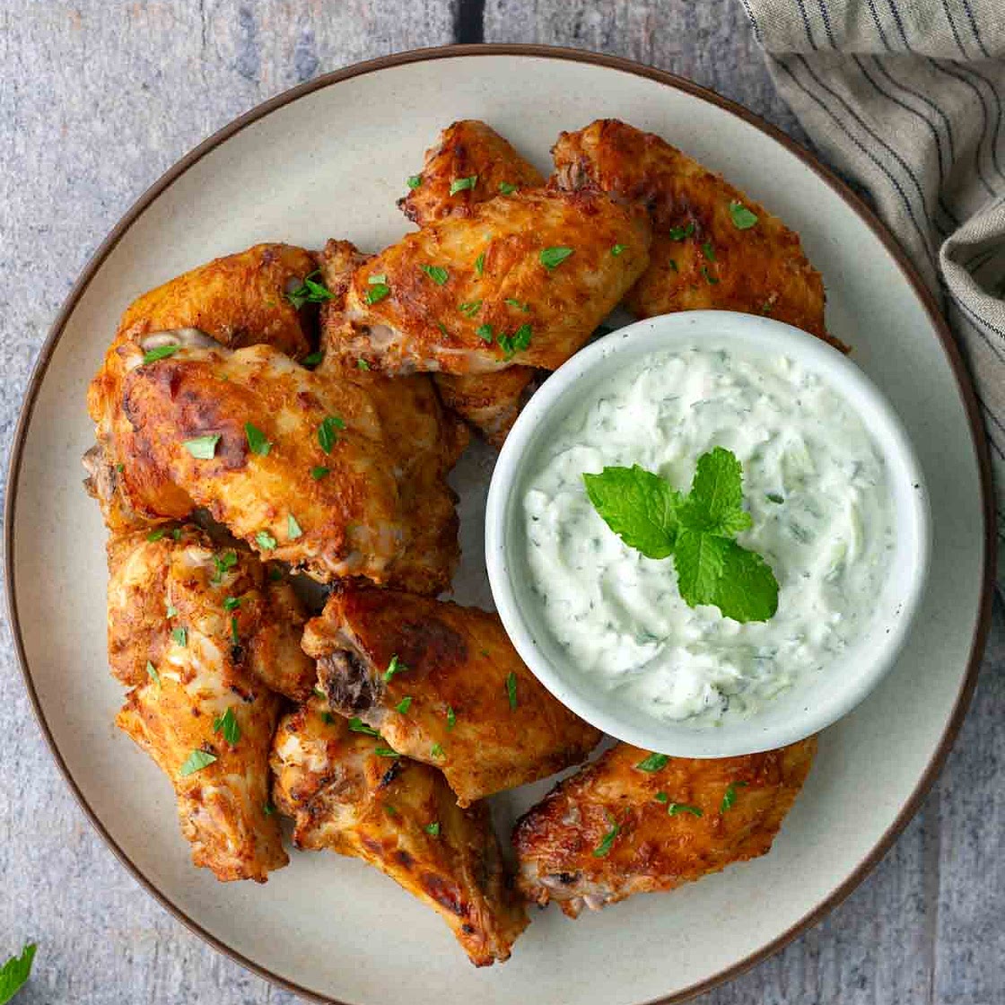Tandoori Baked Chicken Wings