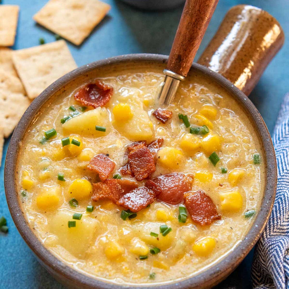 Thick and Creamy Gluten-Free Corn Chowder