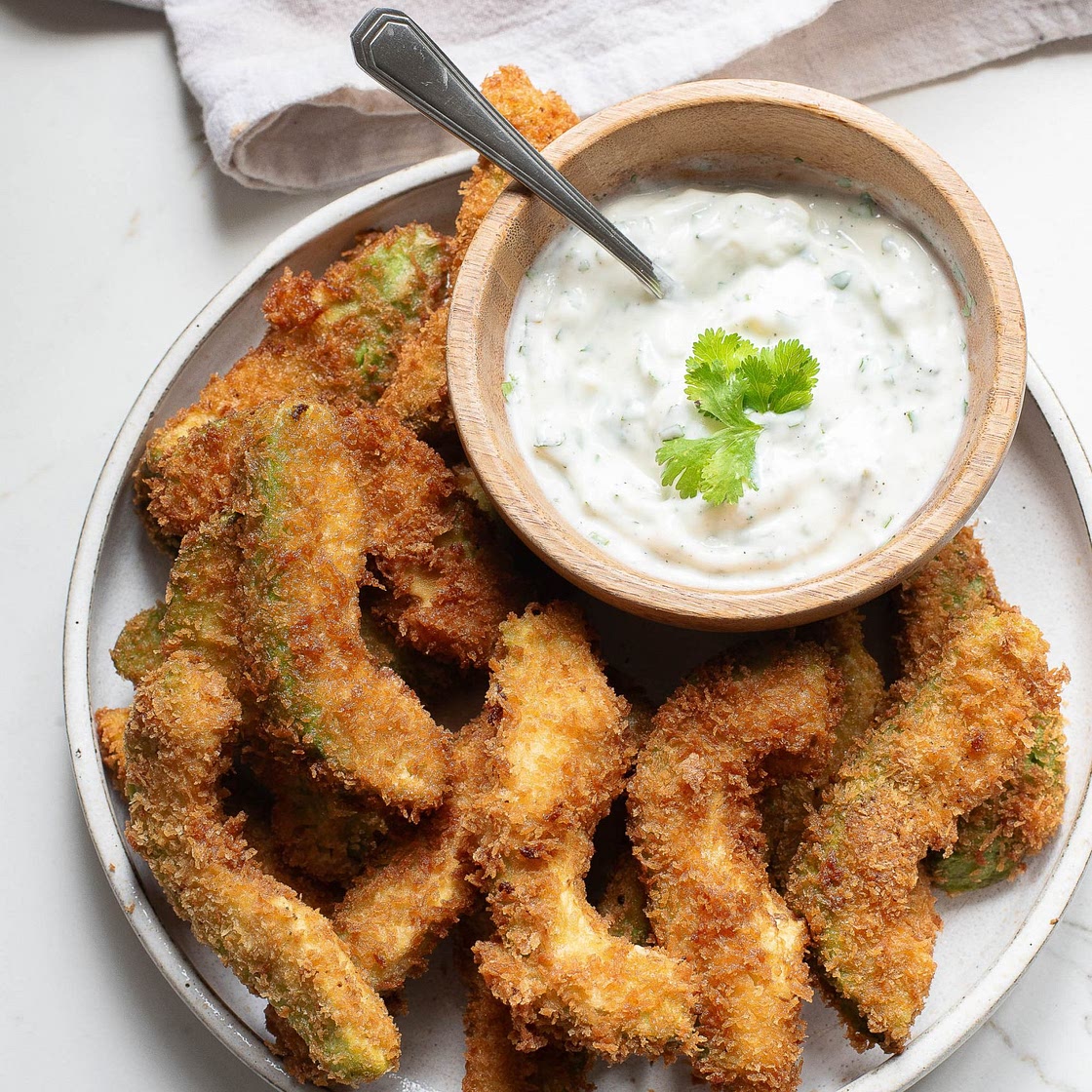 Fried Avocado Dippers Recipe
