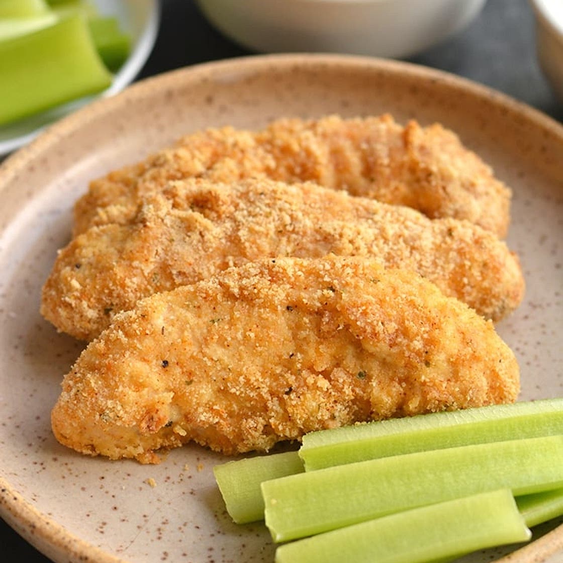 Almond Flour Buffalo Chicken Tenders