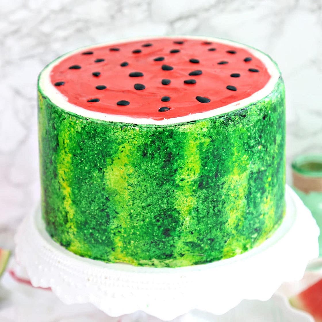Watermelon Layer Cake