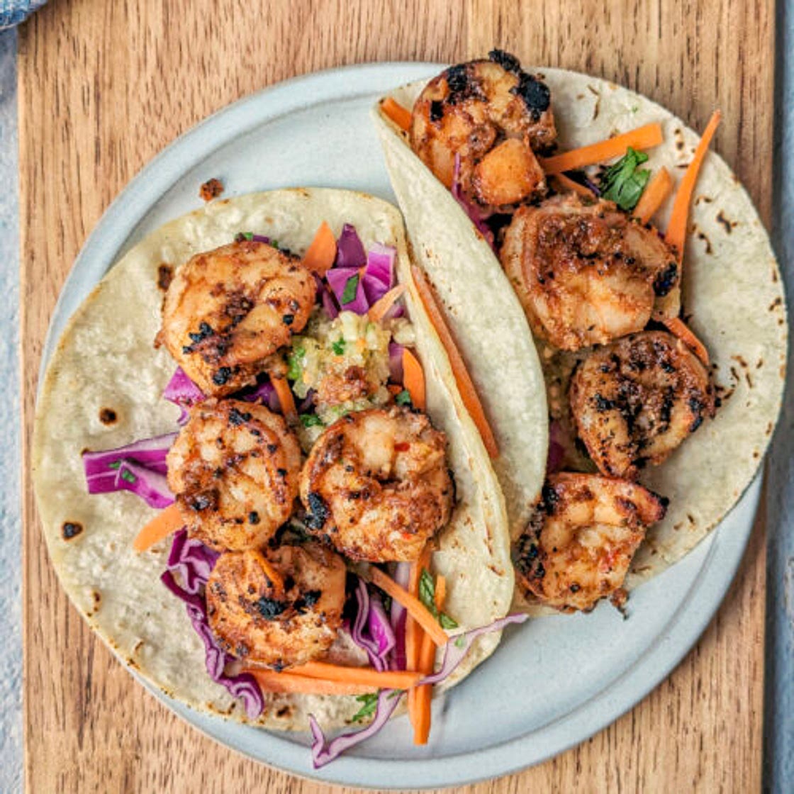 Jerk Shrimp Tacos