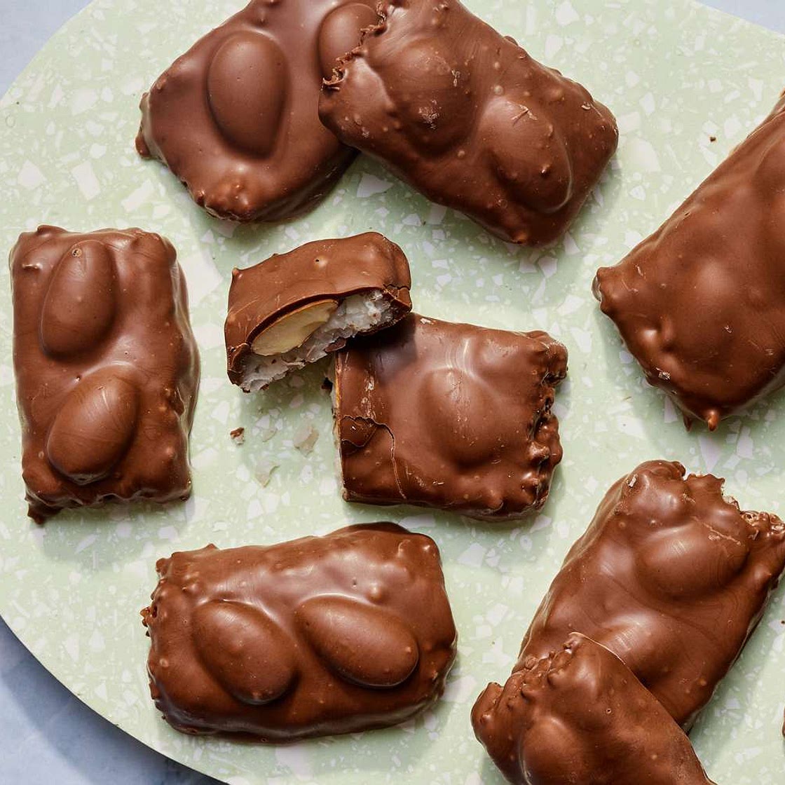 Homemade Almond Joy Candy Bars