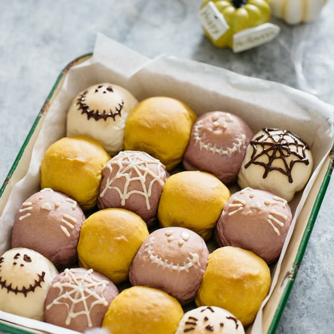 Halloween Pull-Apart Bread ハロウィーンちぎりパン