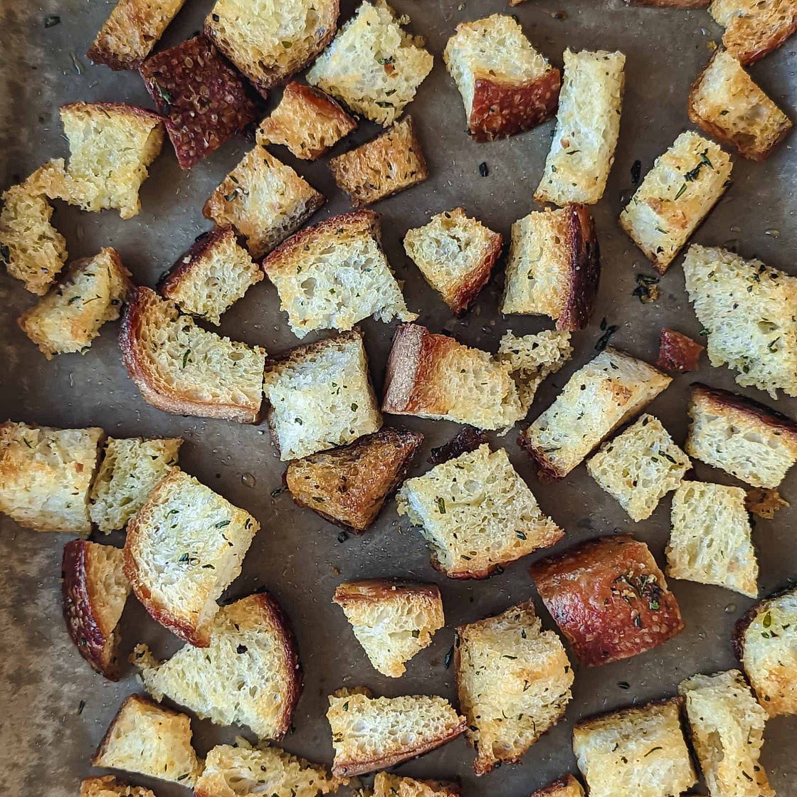 Rosemary croutons