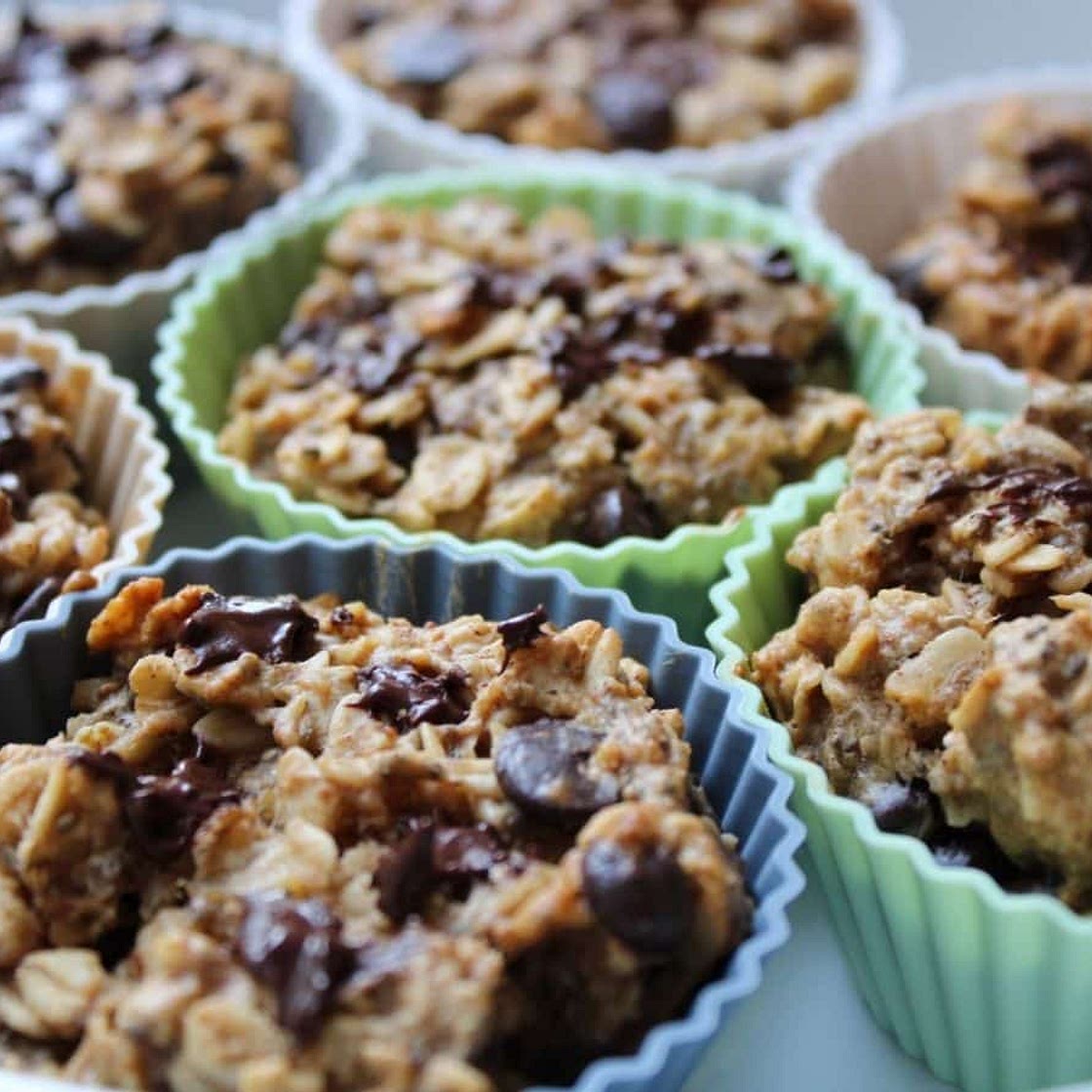Peanut Butter Banana Oatmeal Cups