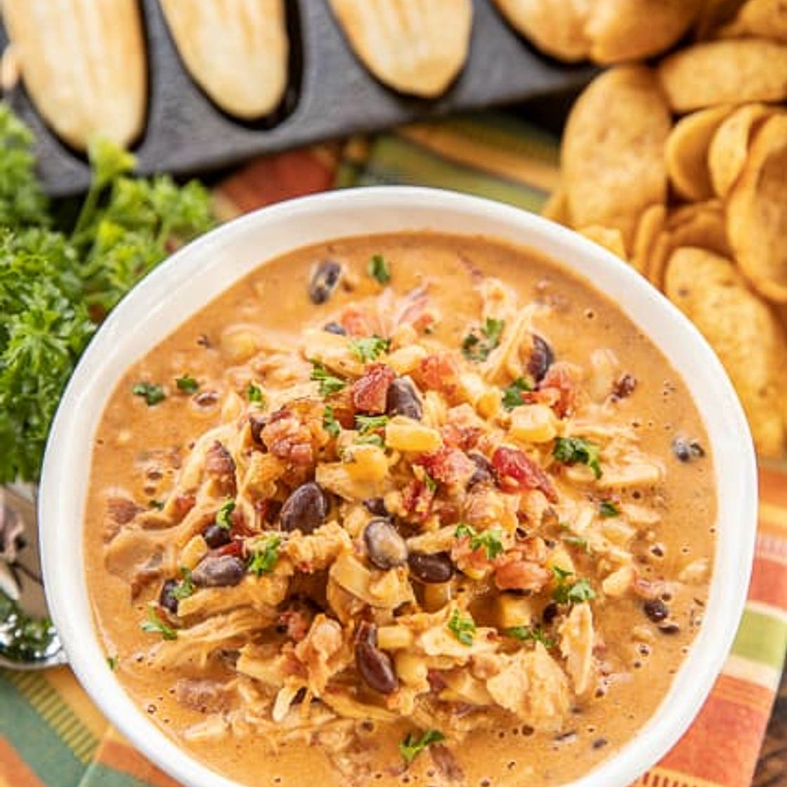 Slow Cooker Cream Cheese Crack Chicken Chili