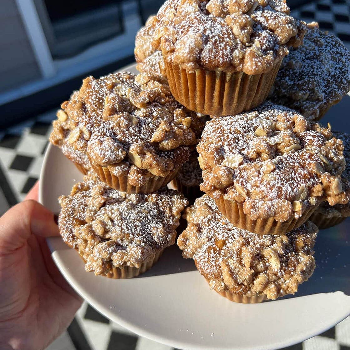 Spiced Apple Brown Butter Muffins