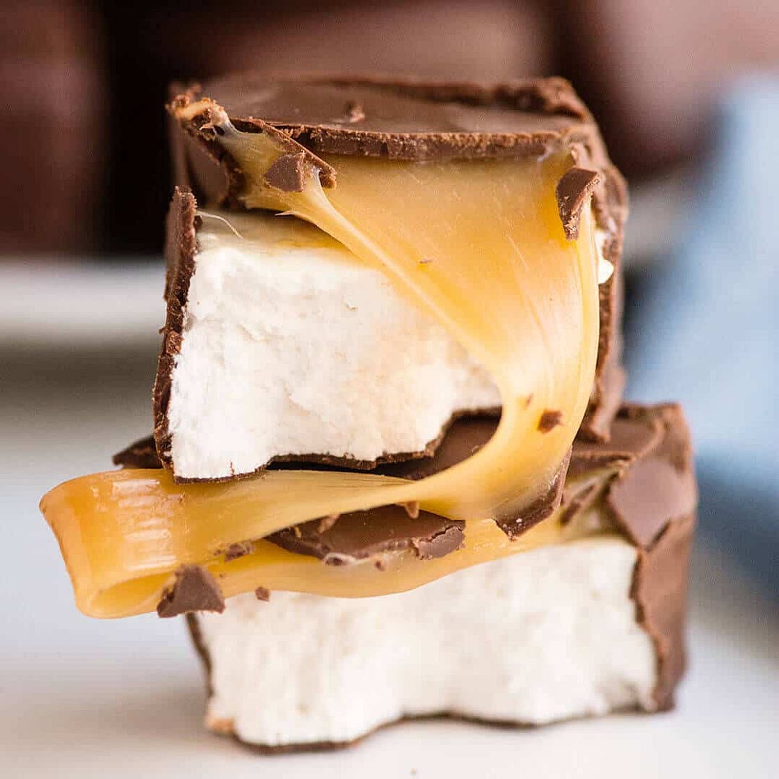 Chocolate Covered Caramel Marshmallow recipe