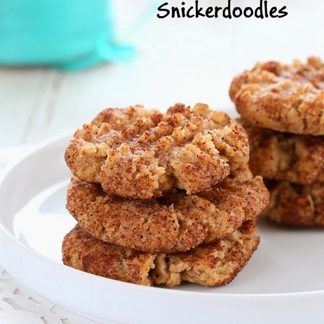 Almond Butter Snickerdoodles