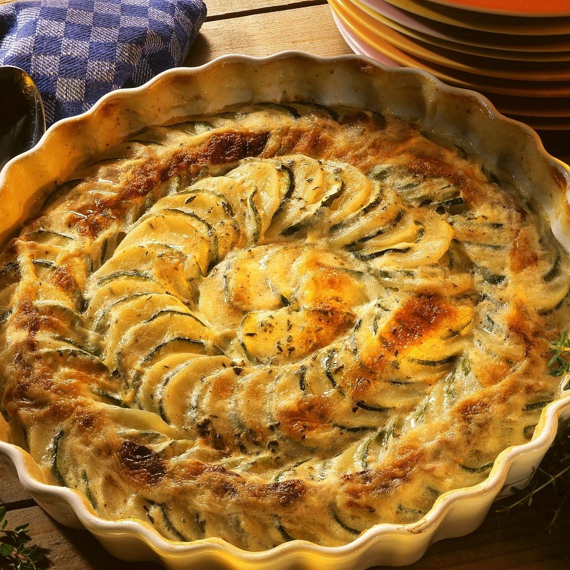 Kartoffel-Zucchini-Gratin