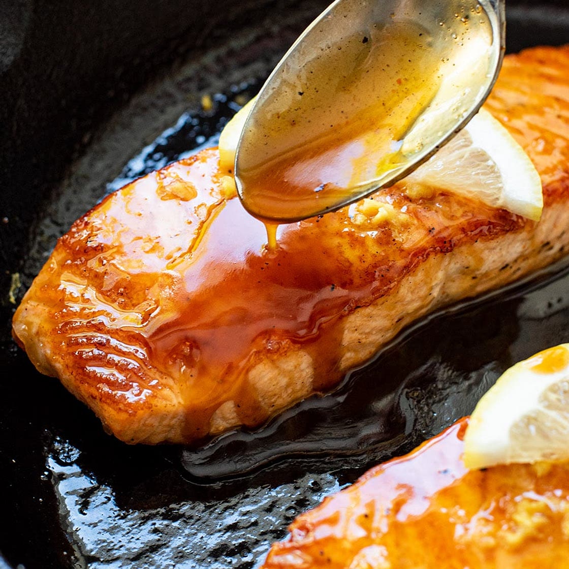 Bourbon Glazed Salmon Recipe