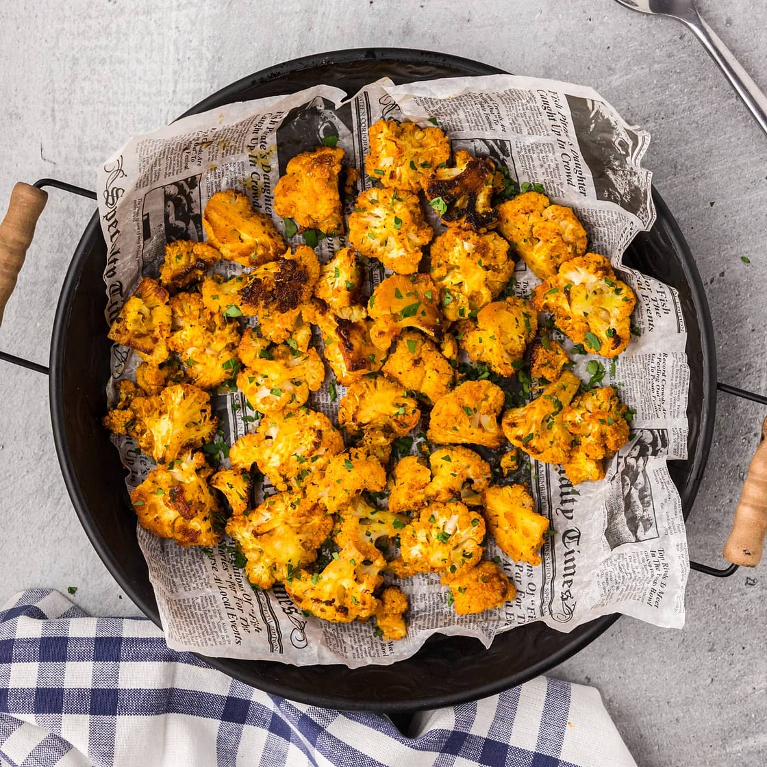 Spicy Roasted Cauliflower