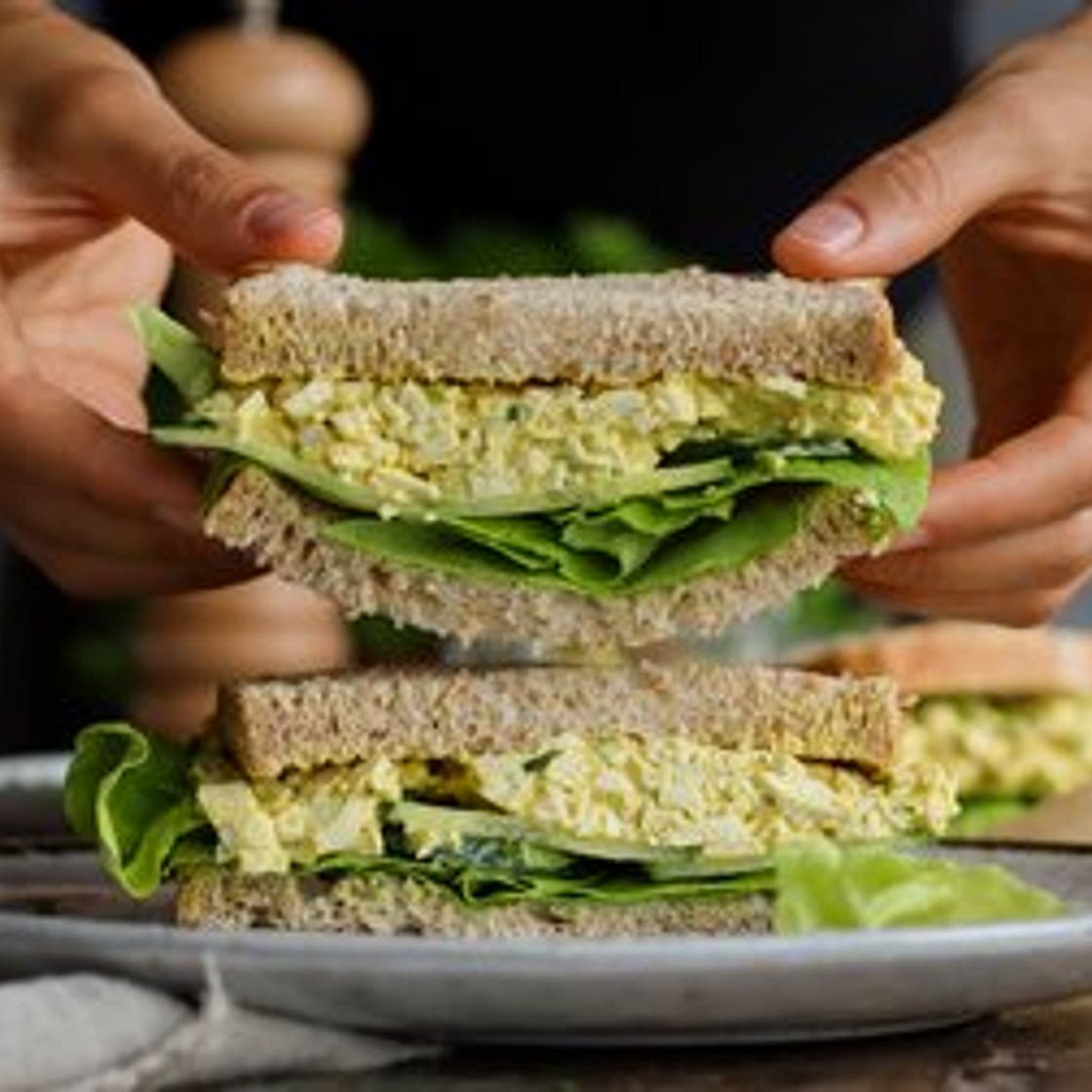 Vegan "Egg" Salad Sandwich