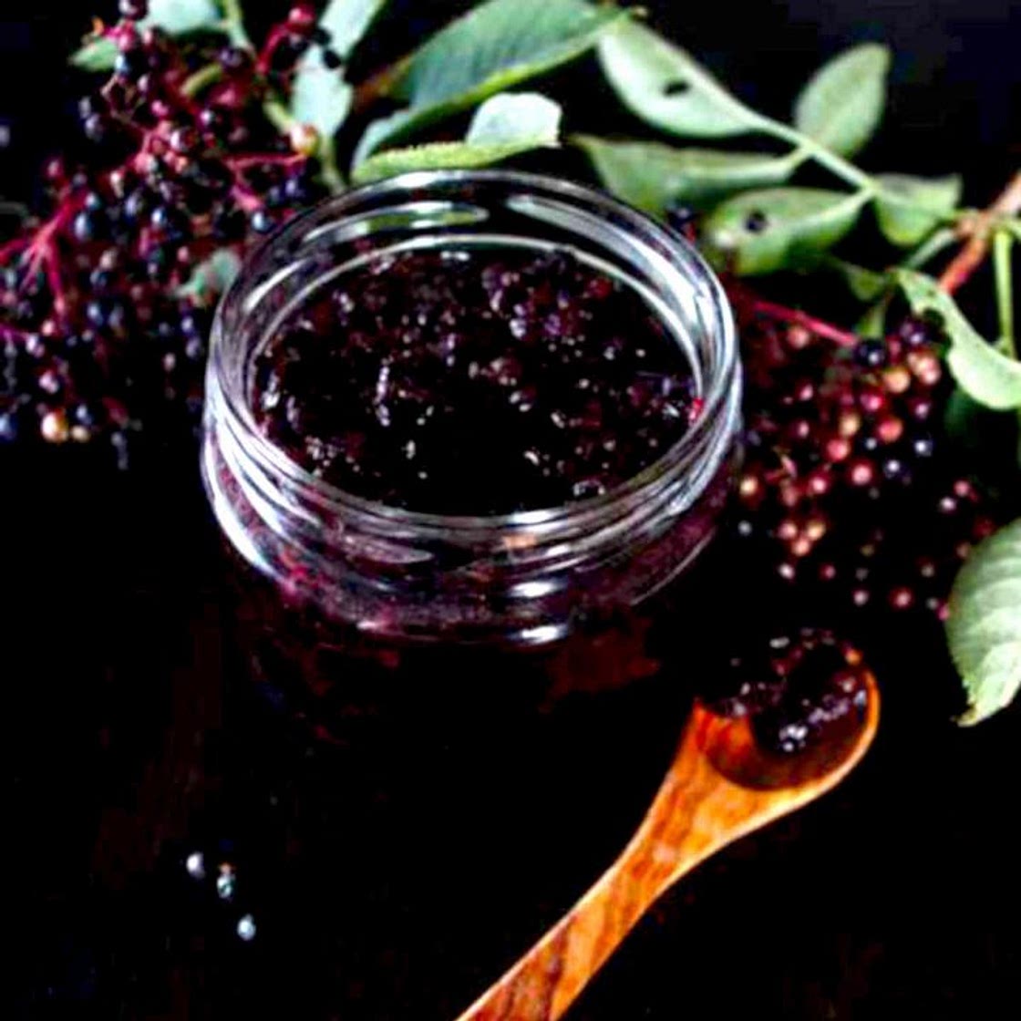 Elderberry Chia Jam to boost your immune system during flu season