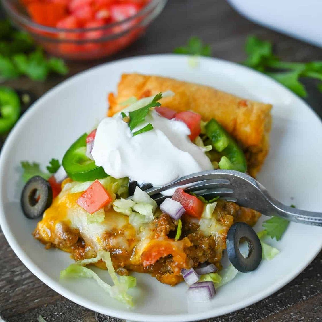 Taco Crescent Roll Bake