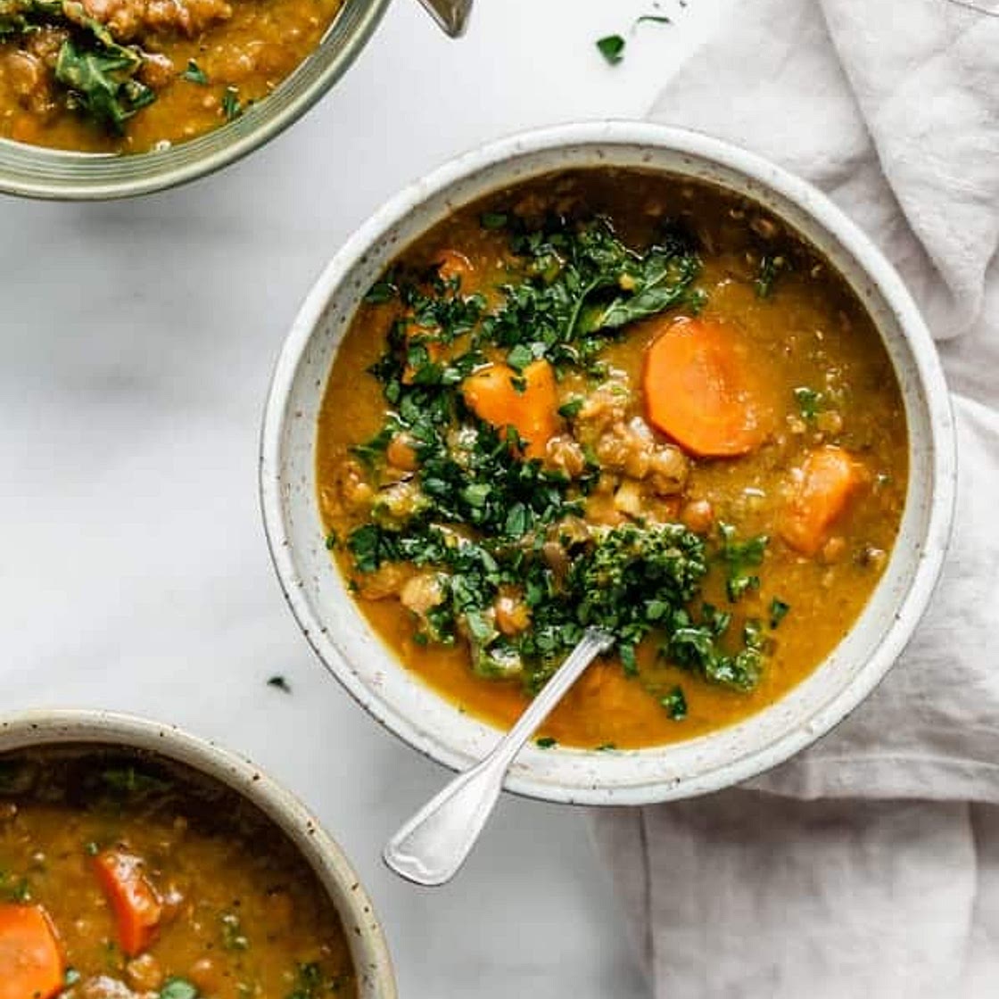 Slow Cooker Vegan Lentil Soup