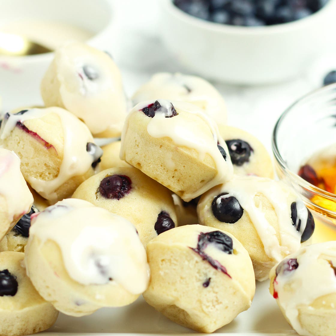 Blueberry Pancake Bites