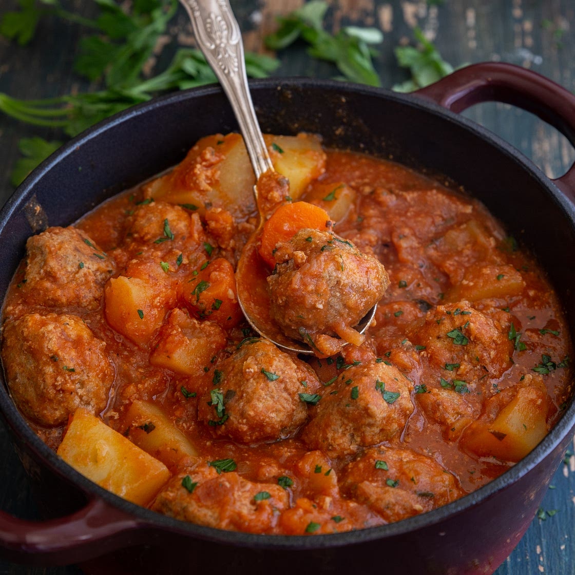 Hearty Italian Meatball Stew