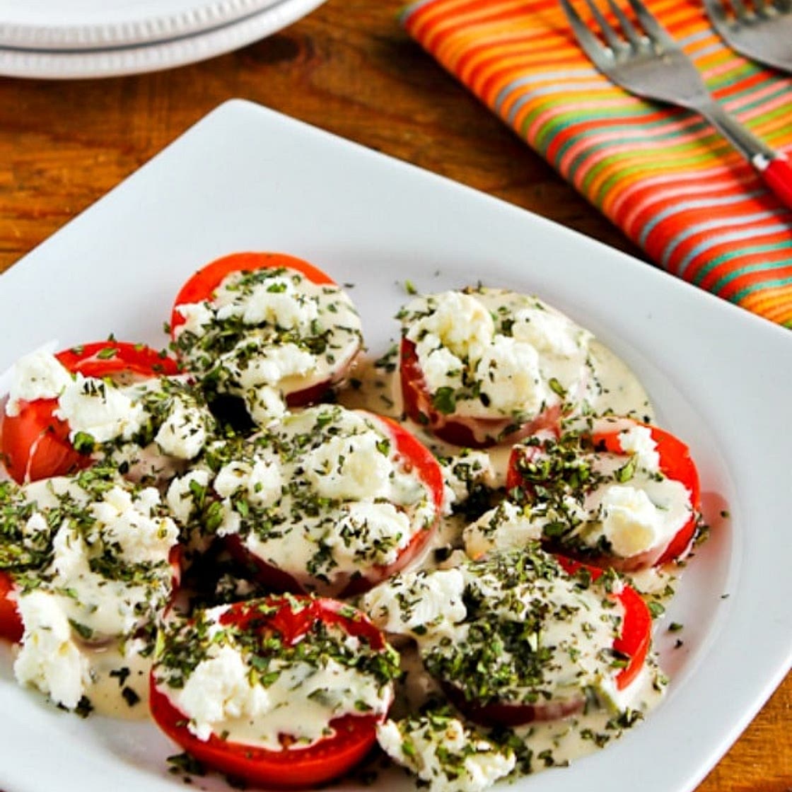 Summer Tomato Salad with Goat Cheese