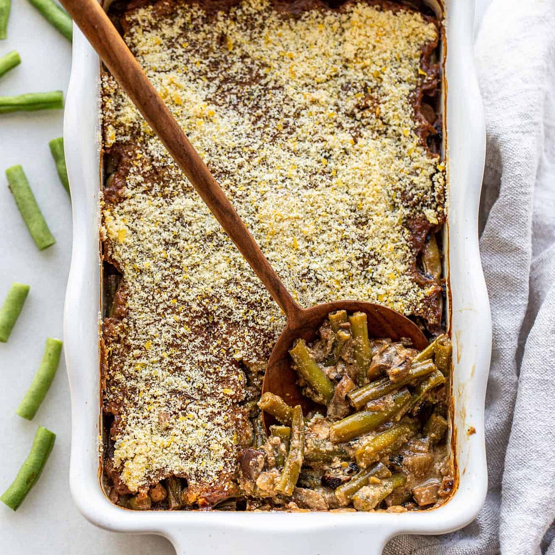 Healthier Green Bean Casserole