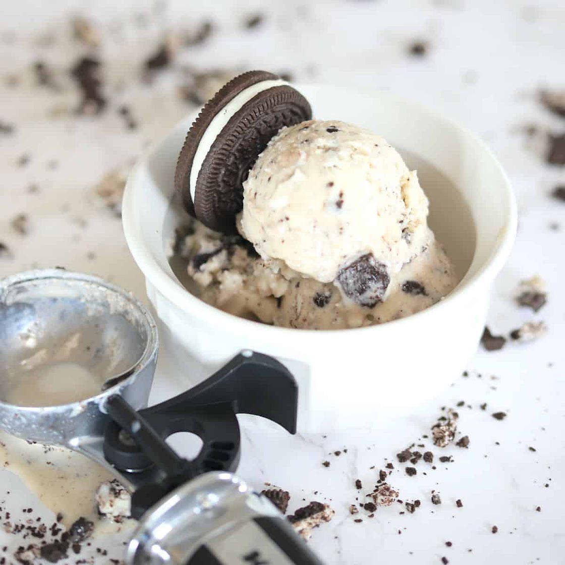 Ninja Creami Oreo Ice Cream (Sugar Free)