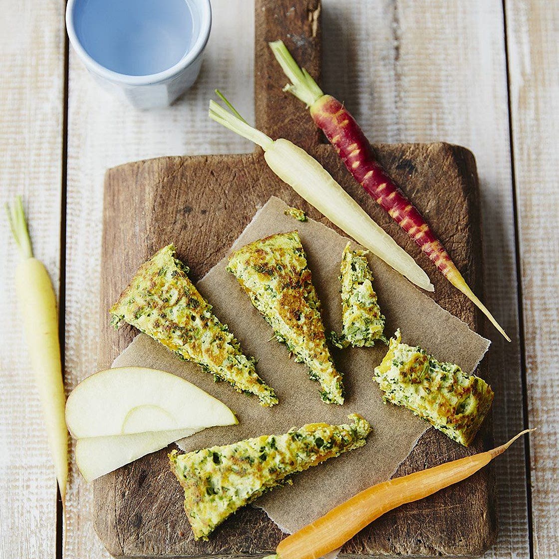 Michela’s kale, ricotta & squash omelette