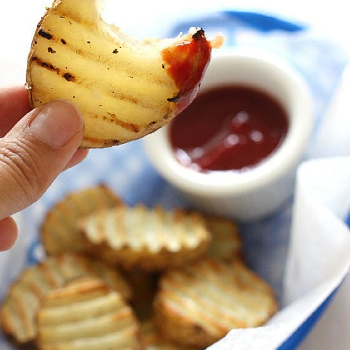 Grilled Potato Slices