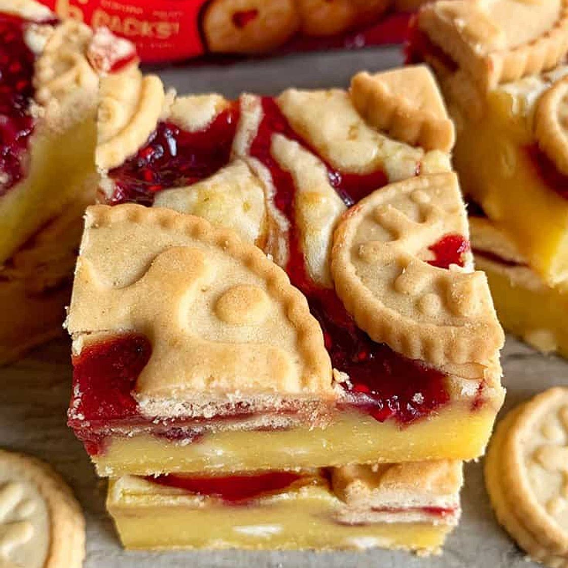 Jammie Dodger Blondies