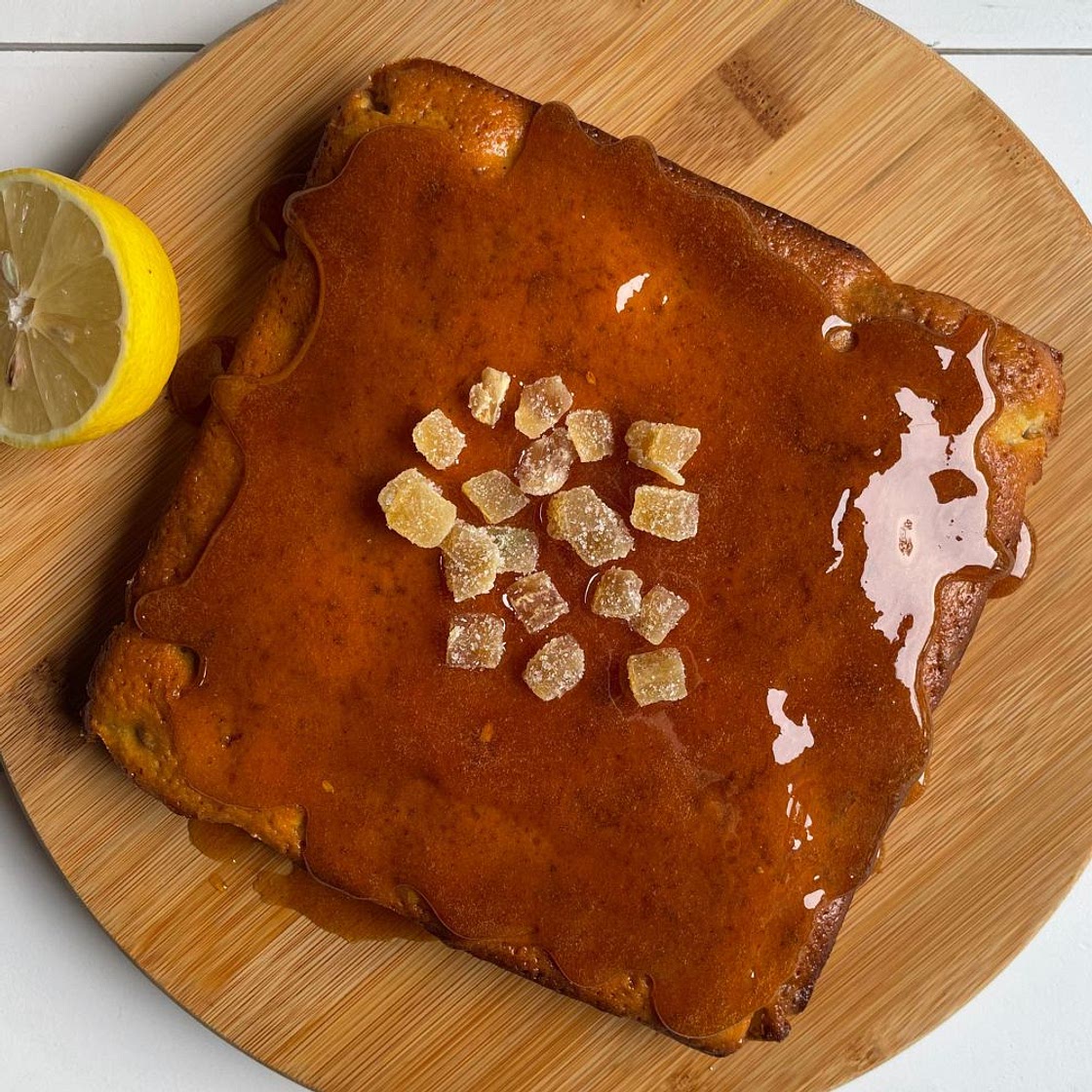 Sticky Ginger Lemon Cake