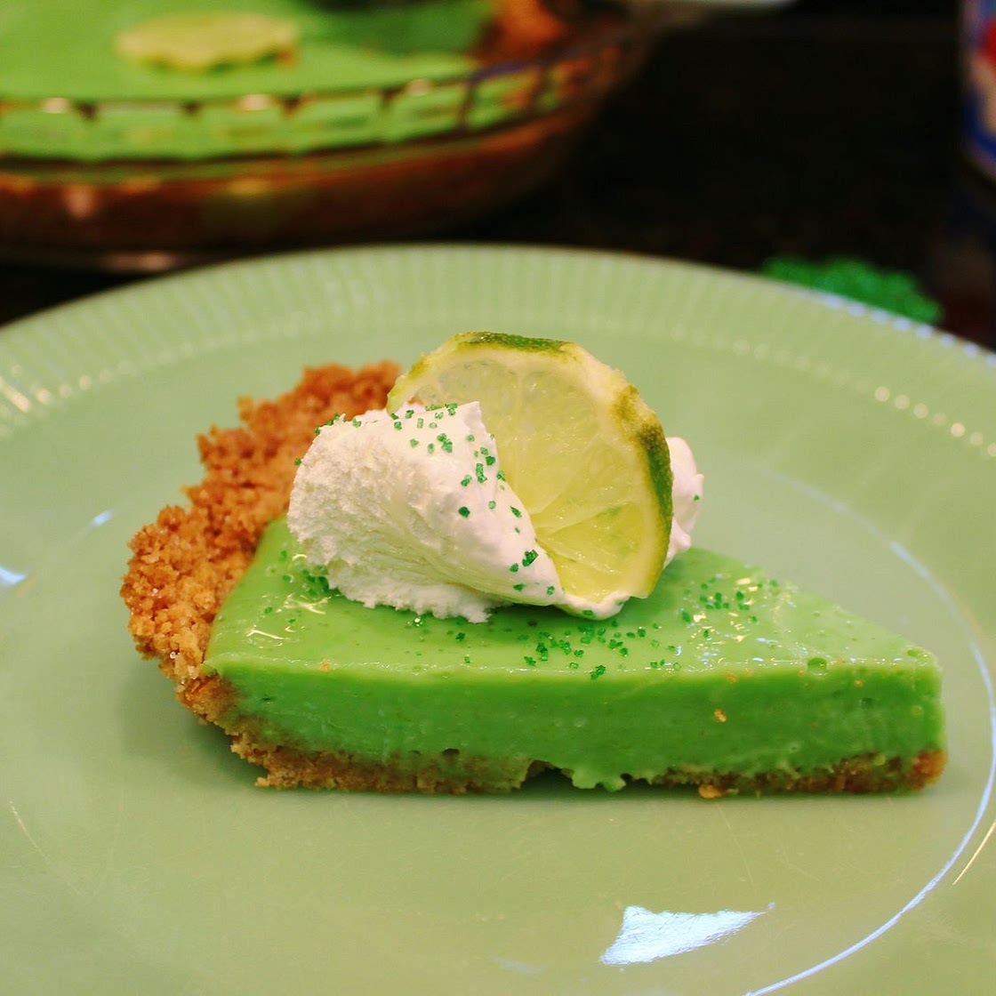 St. Patrick's Day Shamrock Pie